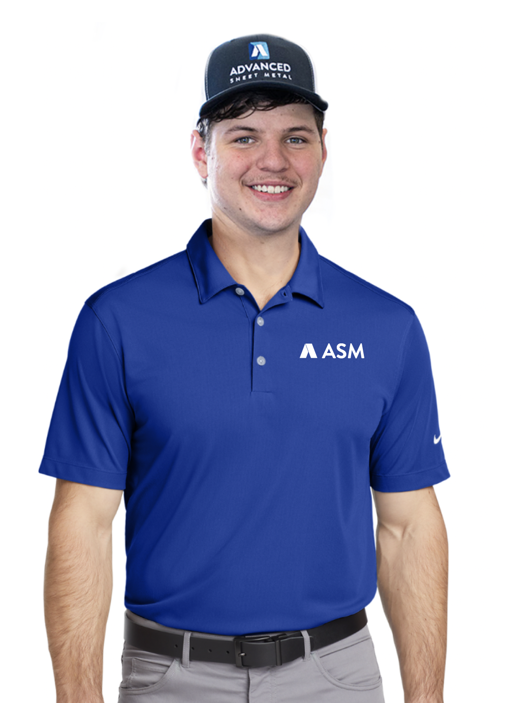 ASM Nike Men's Dri-FIT Vertical Mesh Polo
