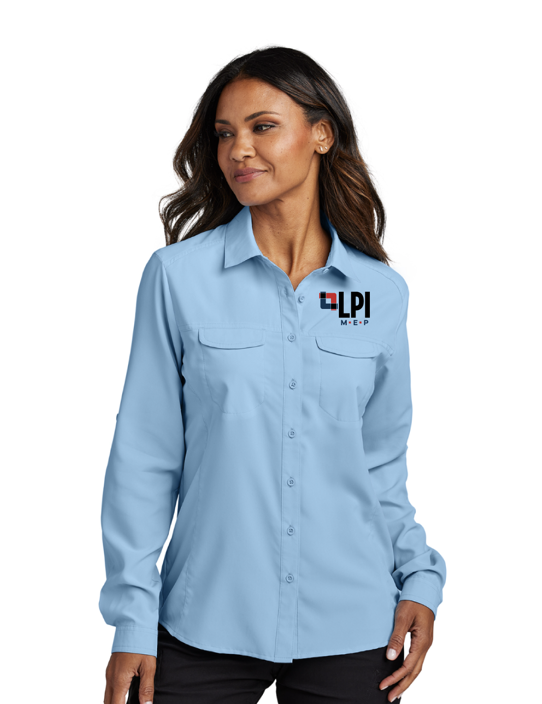 LPI Port Authority Women's Long Sleeve UV Daybreak 