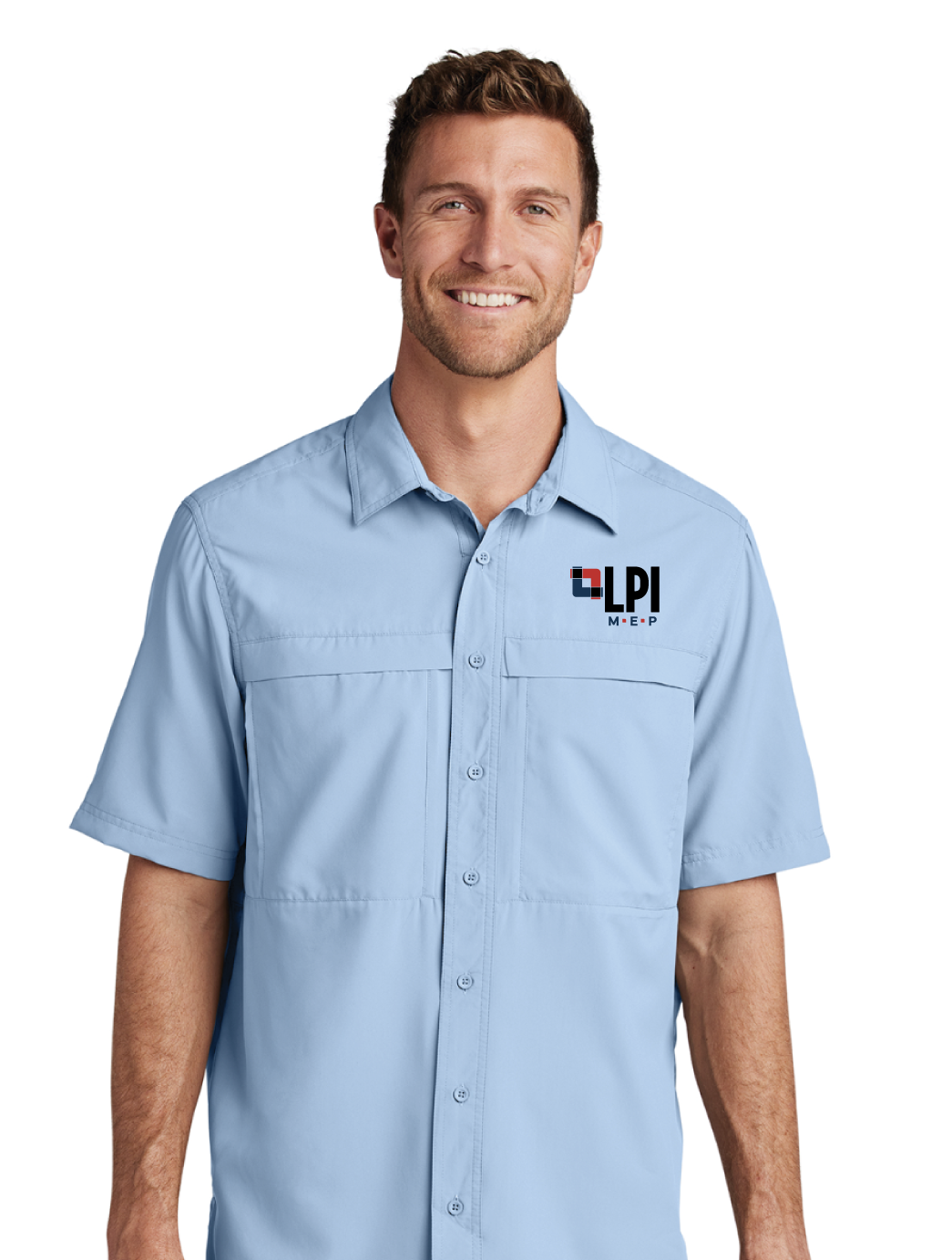 LPI Port Authority Men’s Short Sleeve UV Daybreak