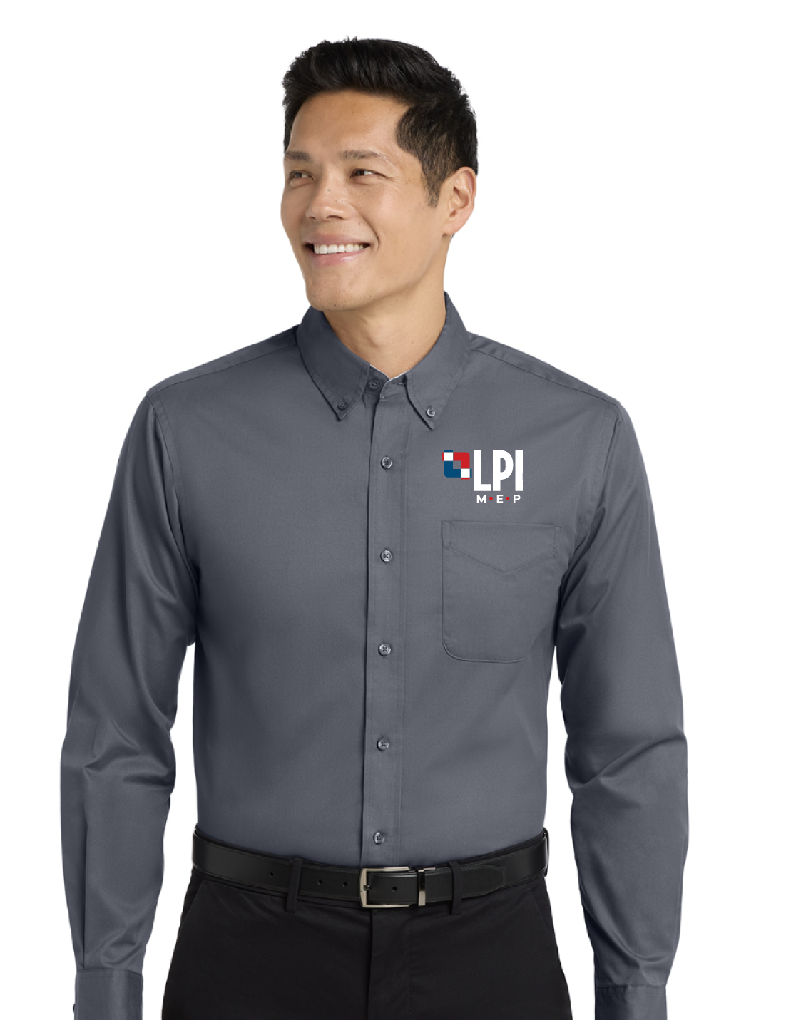 LPI Port Authority Men's Easy Care Long Sleeve