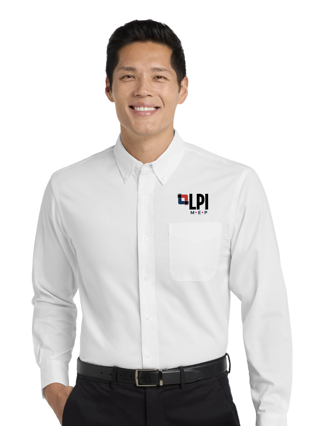 LPI Port Authority Men's Easy Care Long Sleeve