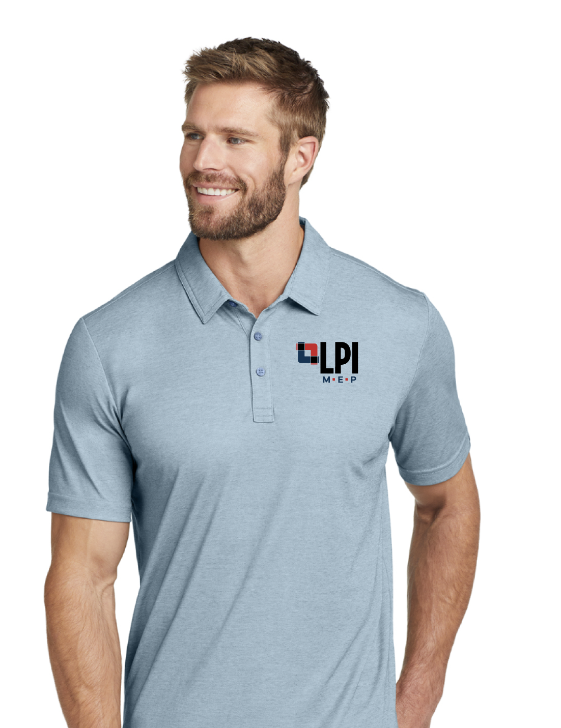 LPI TravisMathew Oceanside Heather Polo