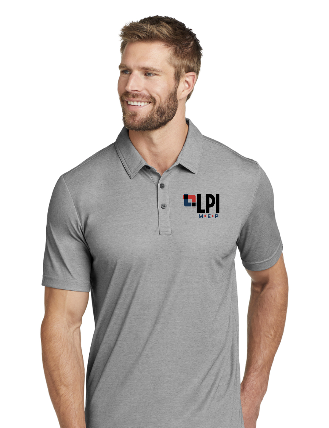 LPI TravisMathew Oceanside Heather Polo