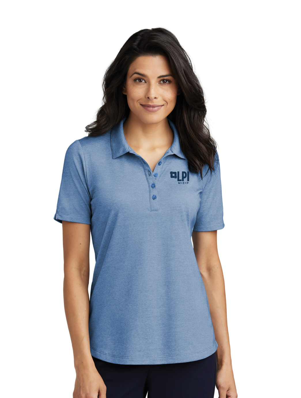 LPI Port Authority Women's Fine Pique Blend Polo