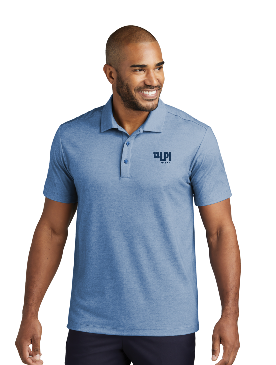 LPI Port Authority Men's Fine Pique Blend Polo