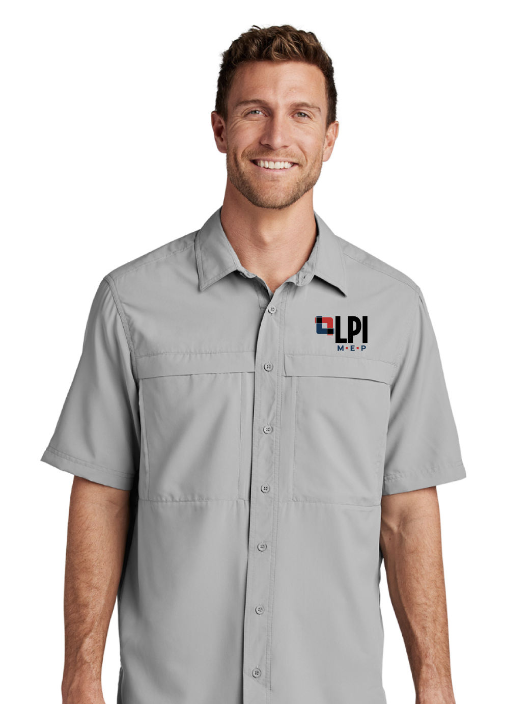 LPI Port Authority Men’s Short Sleeve UV Daybreak