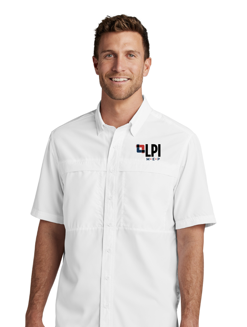 LPI Port Authority Men’s Short Sleeve UV Daybreak