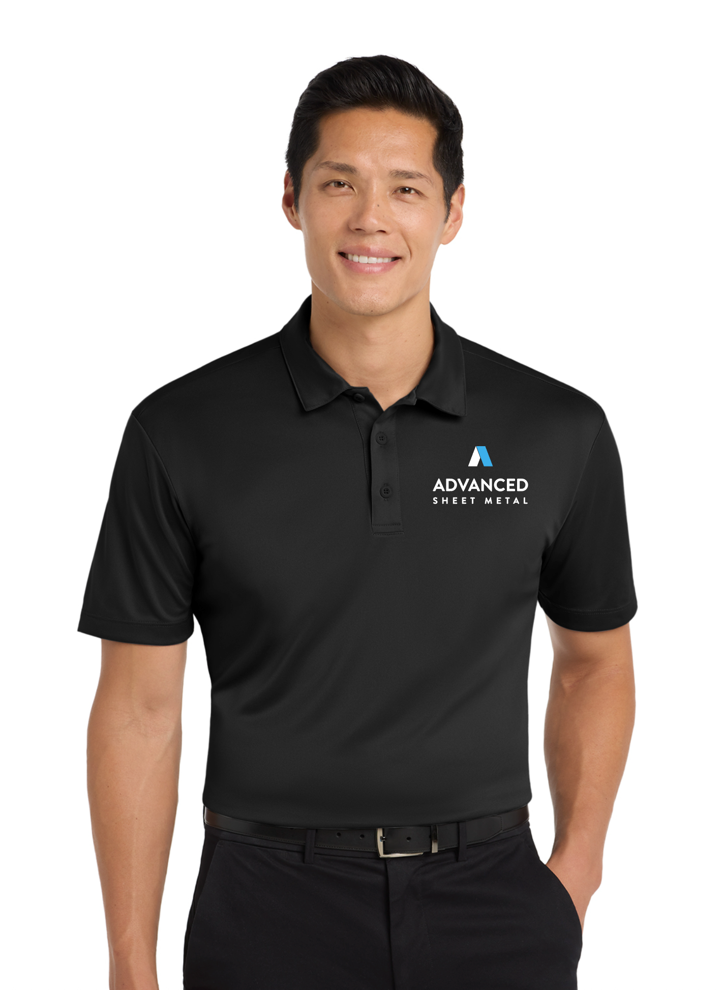 ASM Port Authority Men’s Silk Touch Performance Polo